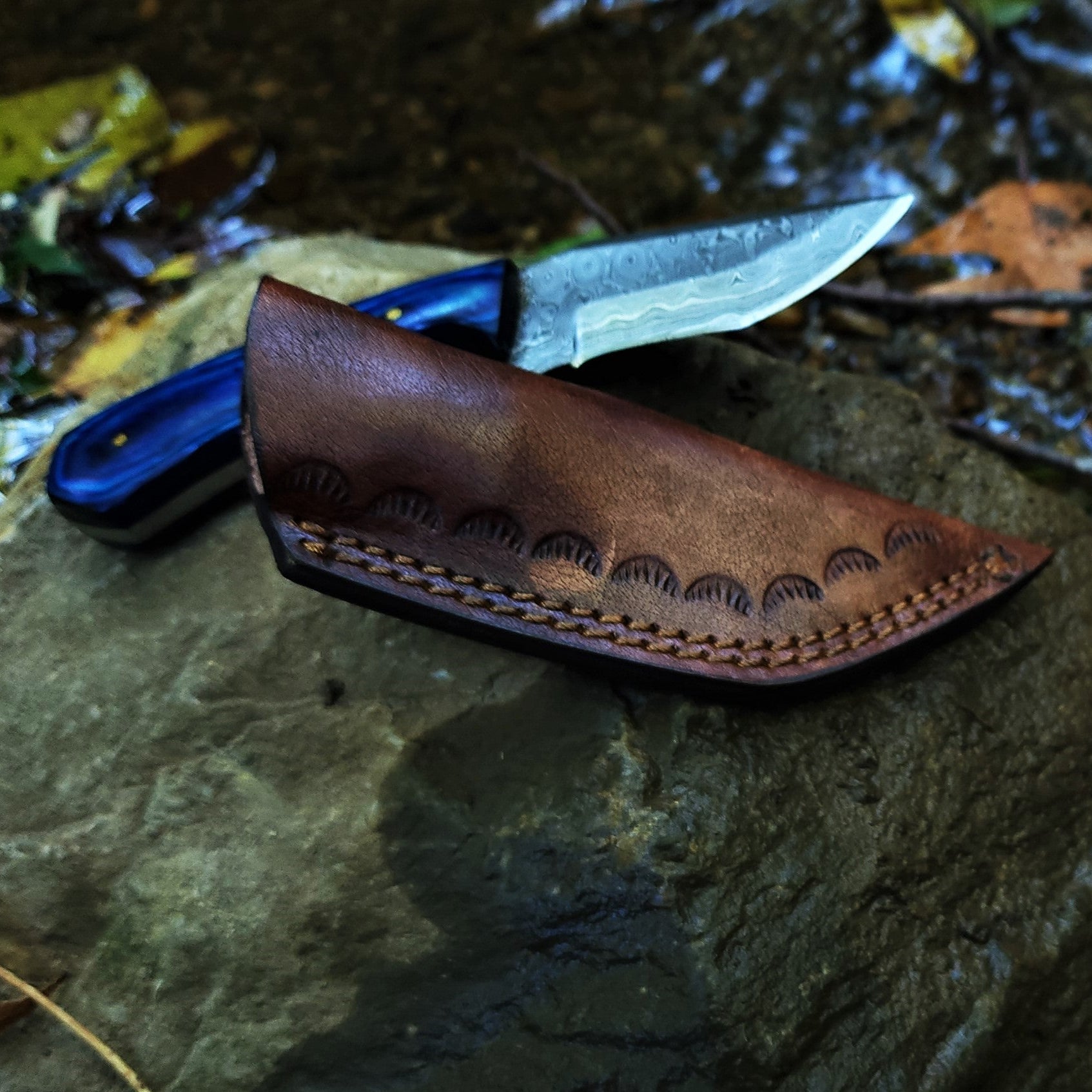 EBK-07 Damascus Steel Hunting Knife