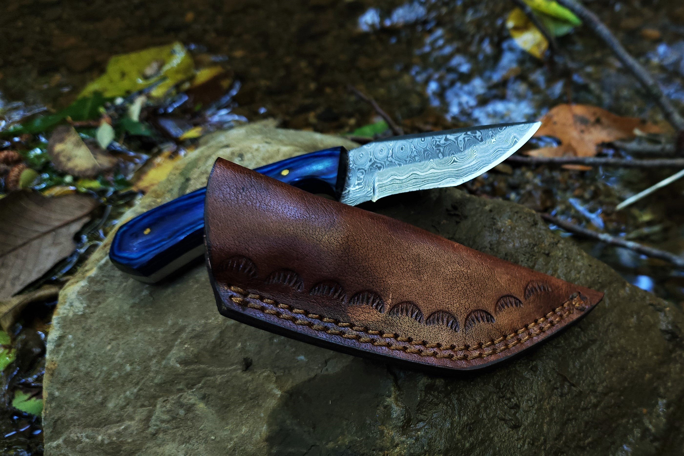 EBK-07 Damascus Steel Hunting Knife