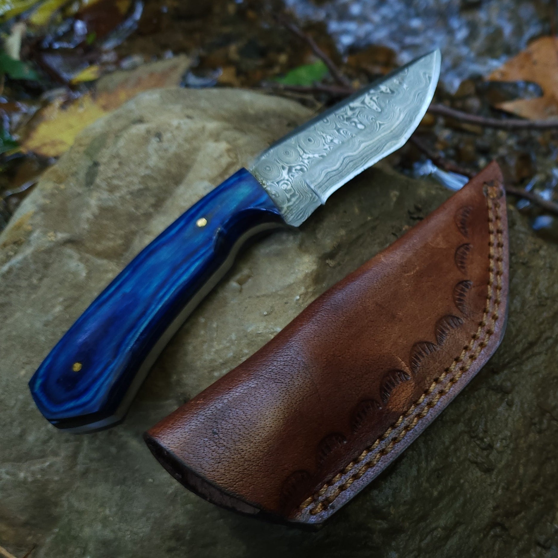 EBK-07 Damascus Steel Hunting Knife