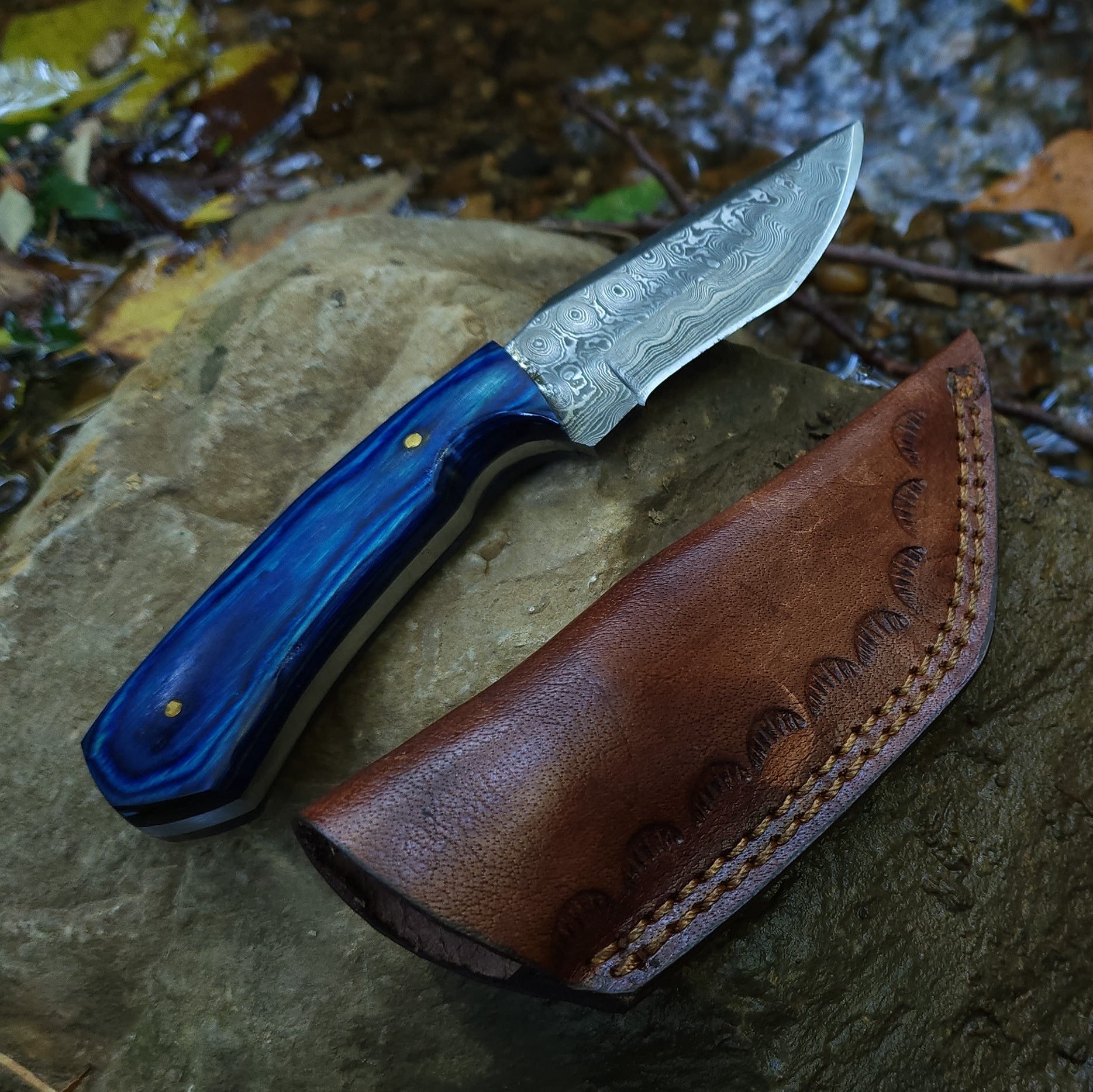 EBK-07 Damascus Steel Hunting Knife
