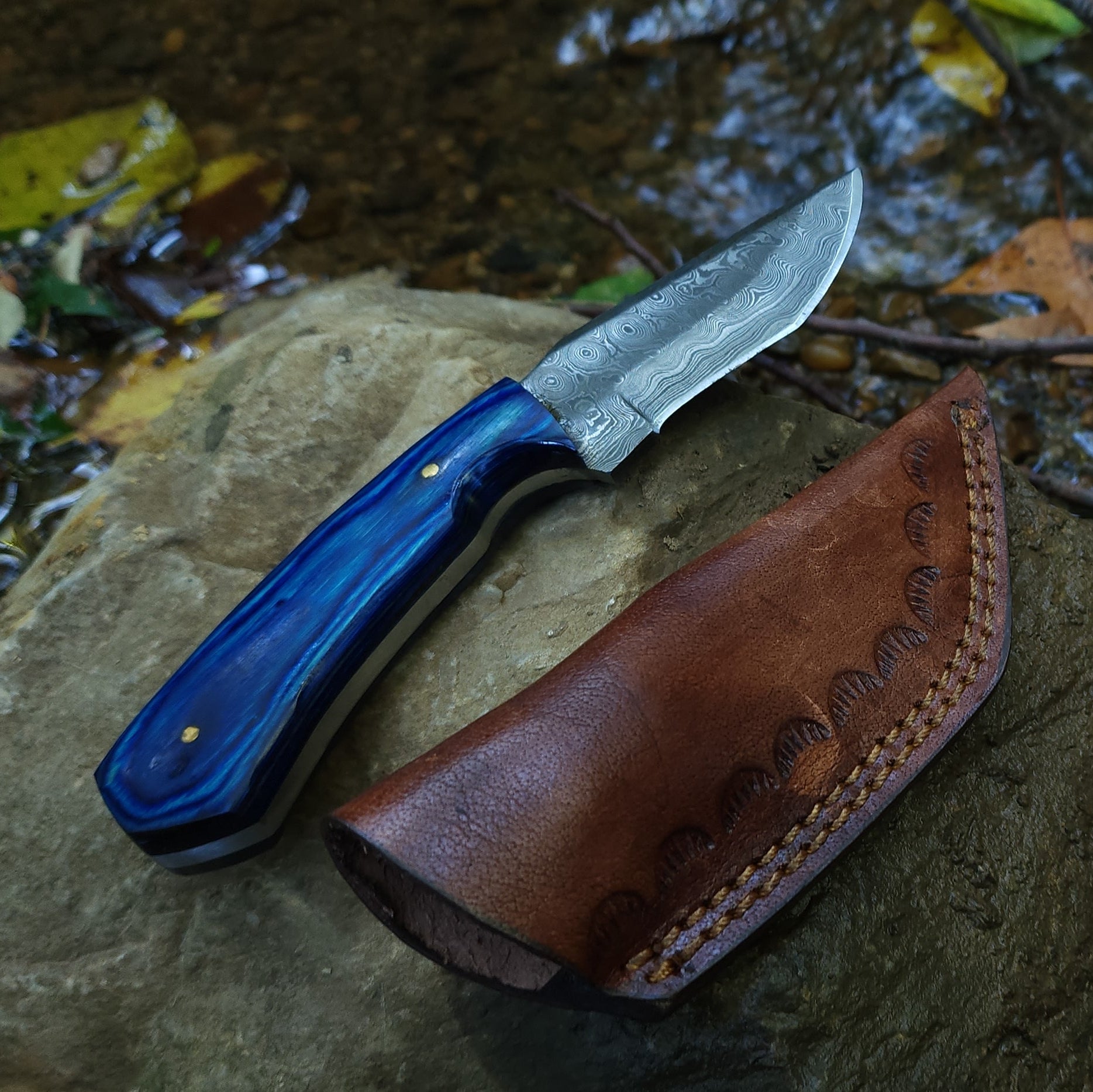 EBK-07 Damascus Steel Hunting Knife