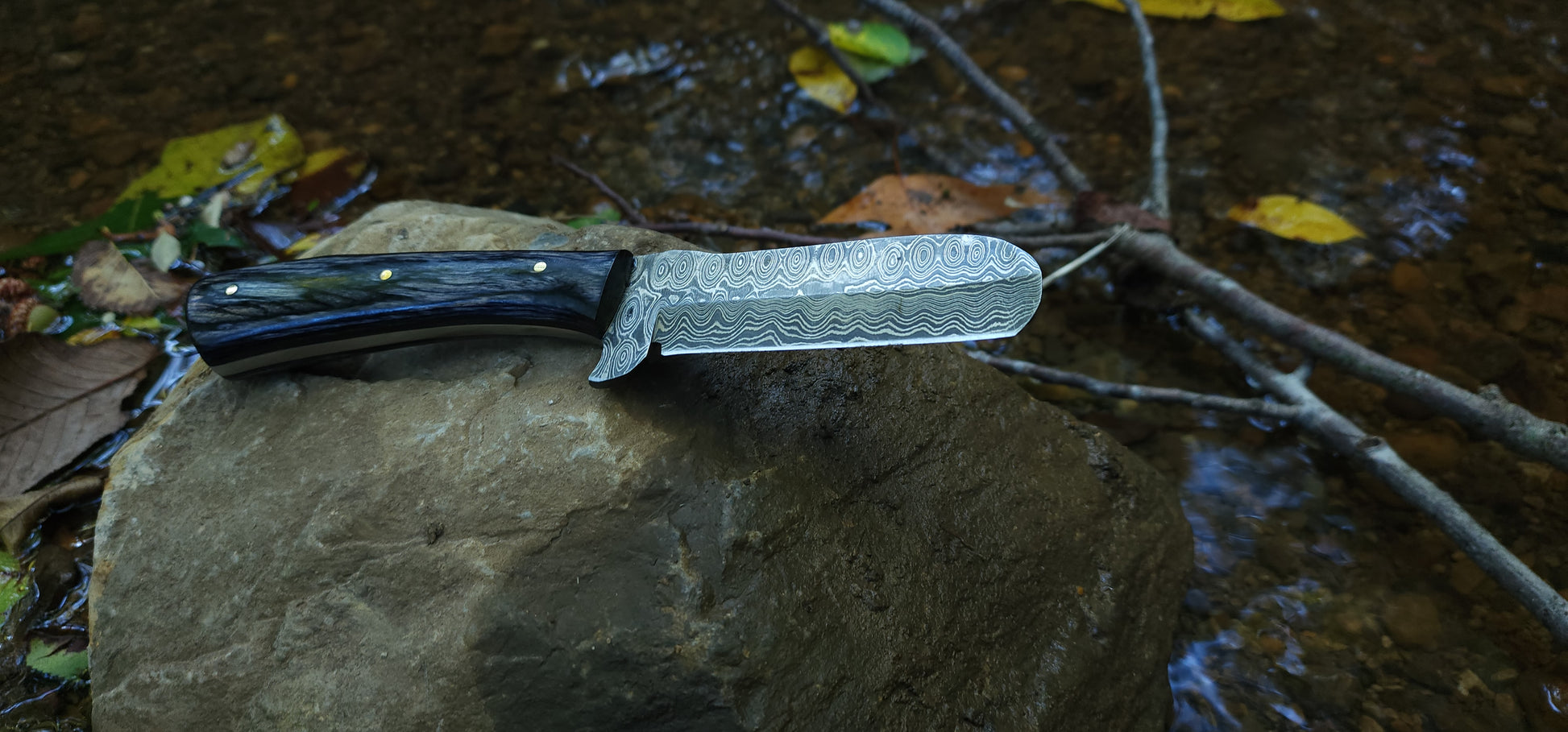 EBK-06 Damascus Steel Bull Skinner