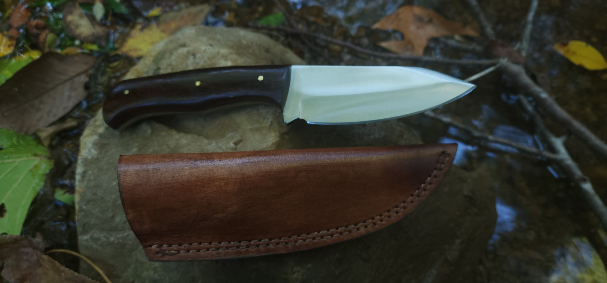 EBK-02 D2-Bull Horn Steel hunting knife