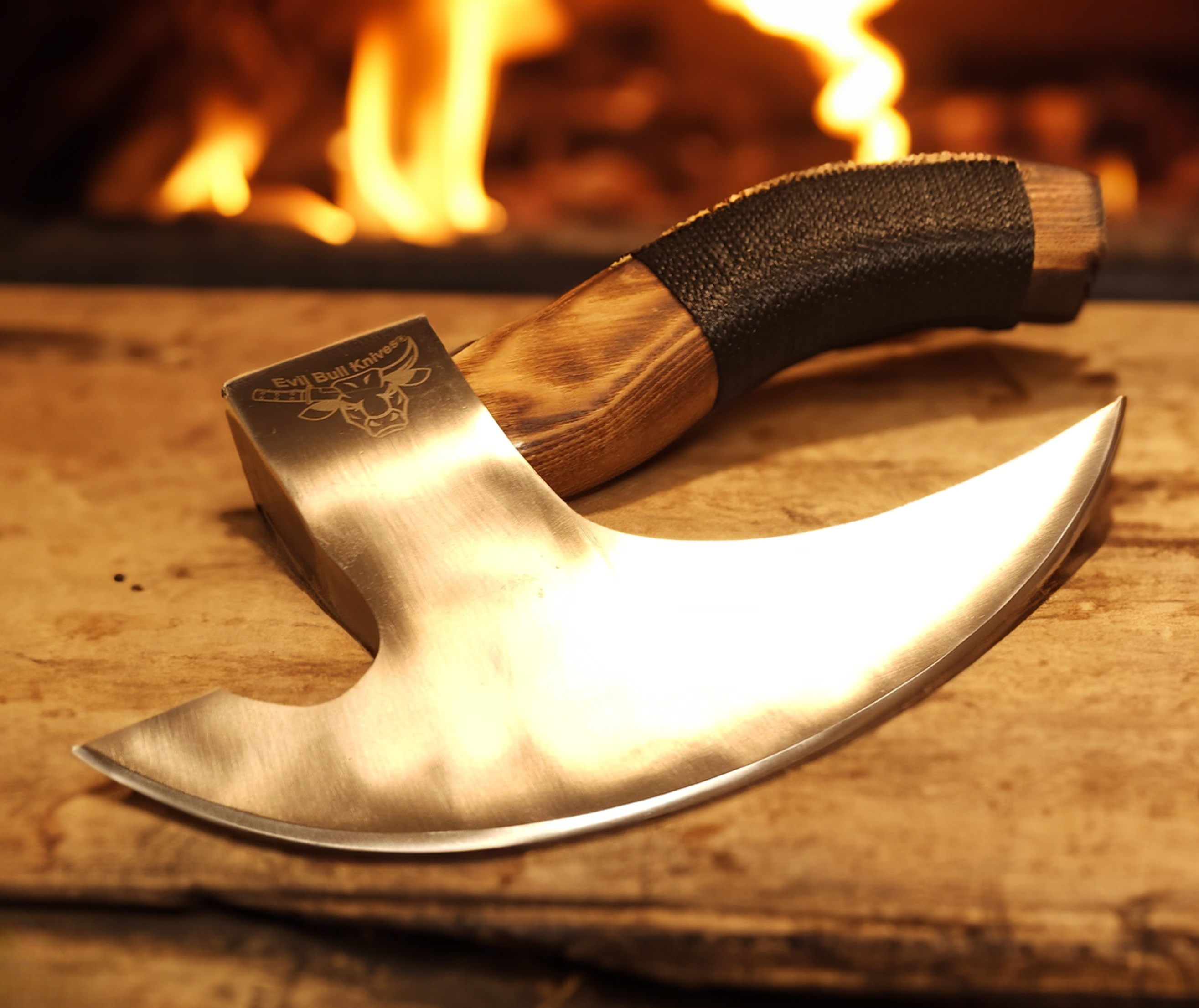 EBK-01 The Original Pizza Axe - Wrapped Handle