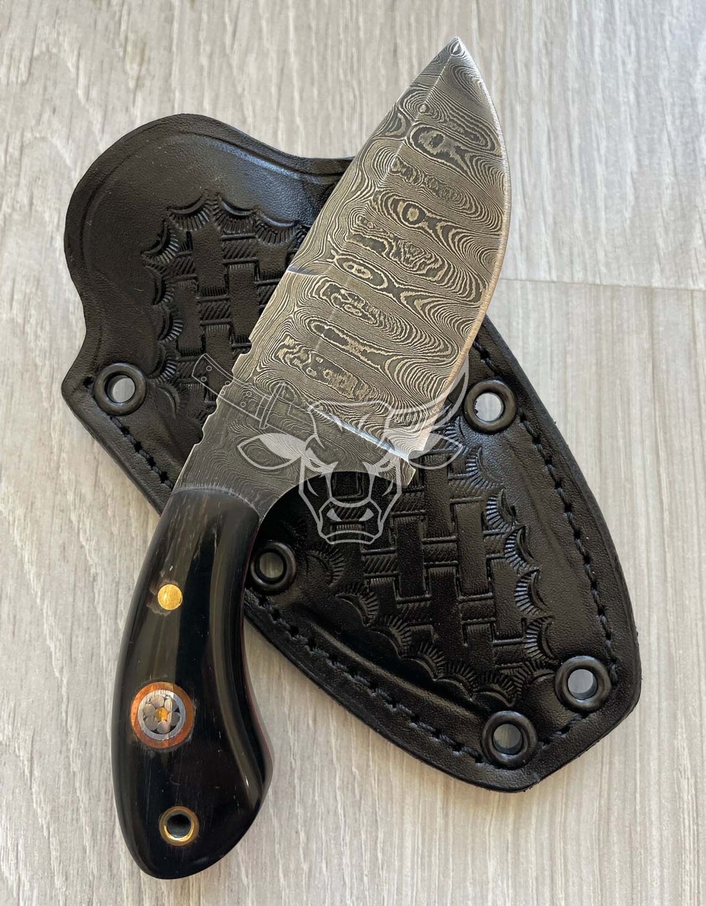 EBK-155 Custom Handmade DAMASCUS Skinner Birthday Gift Anniversary Gift Christmas Gift For Him