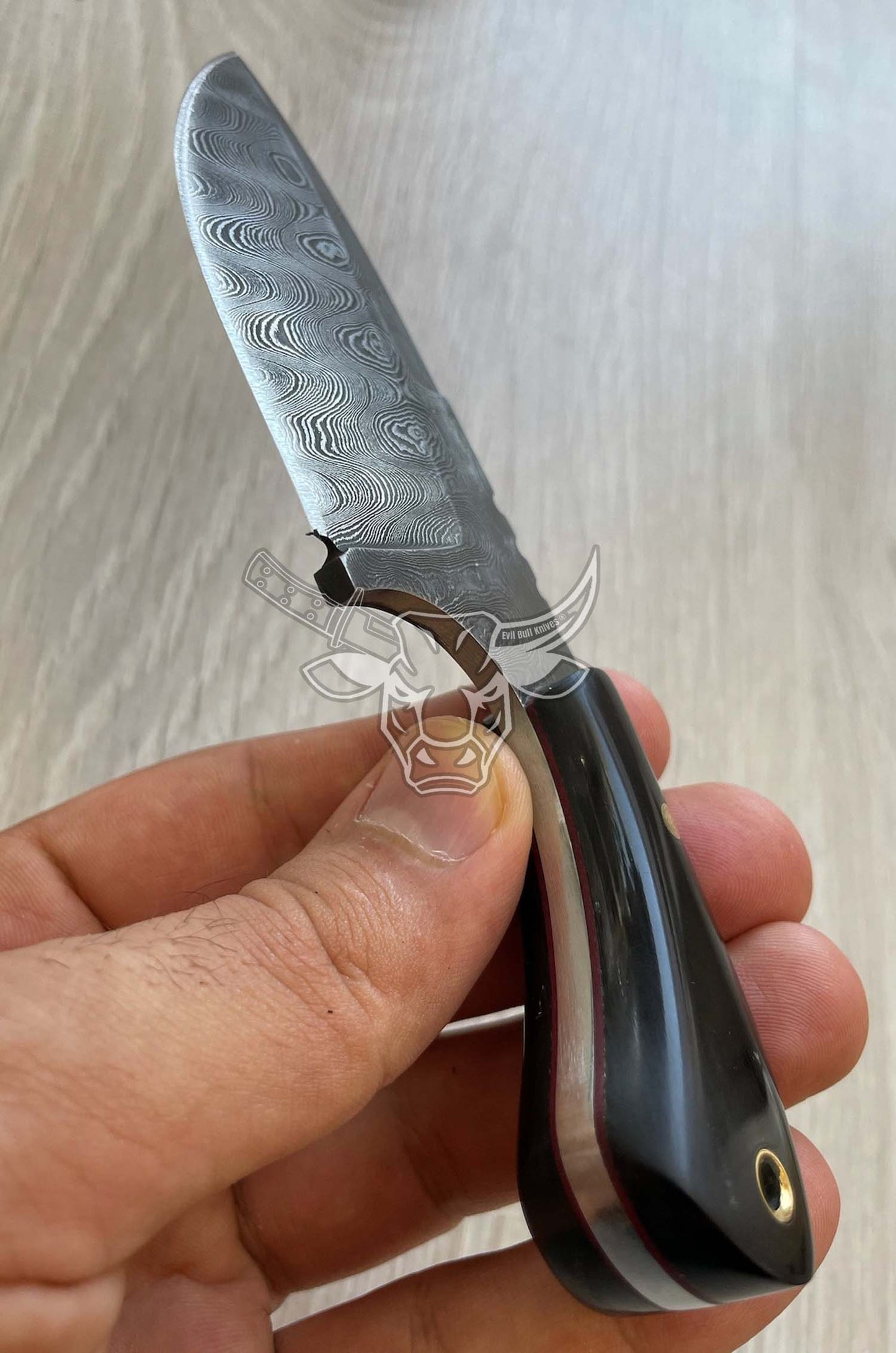 EBK-155 Custom Handmade DAMASCUS Skinner Birthday Gift Anniversary Gift Christmas Gift For Him