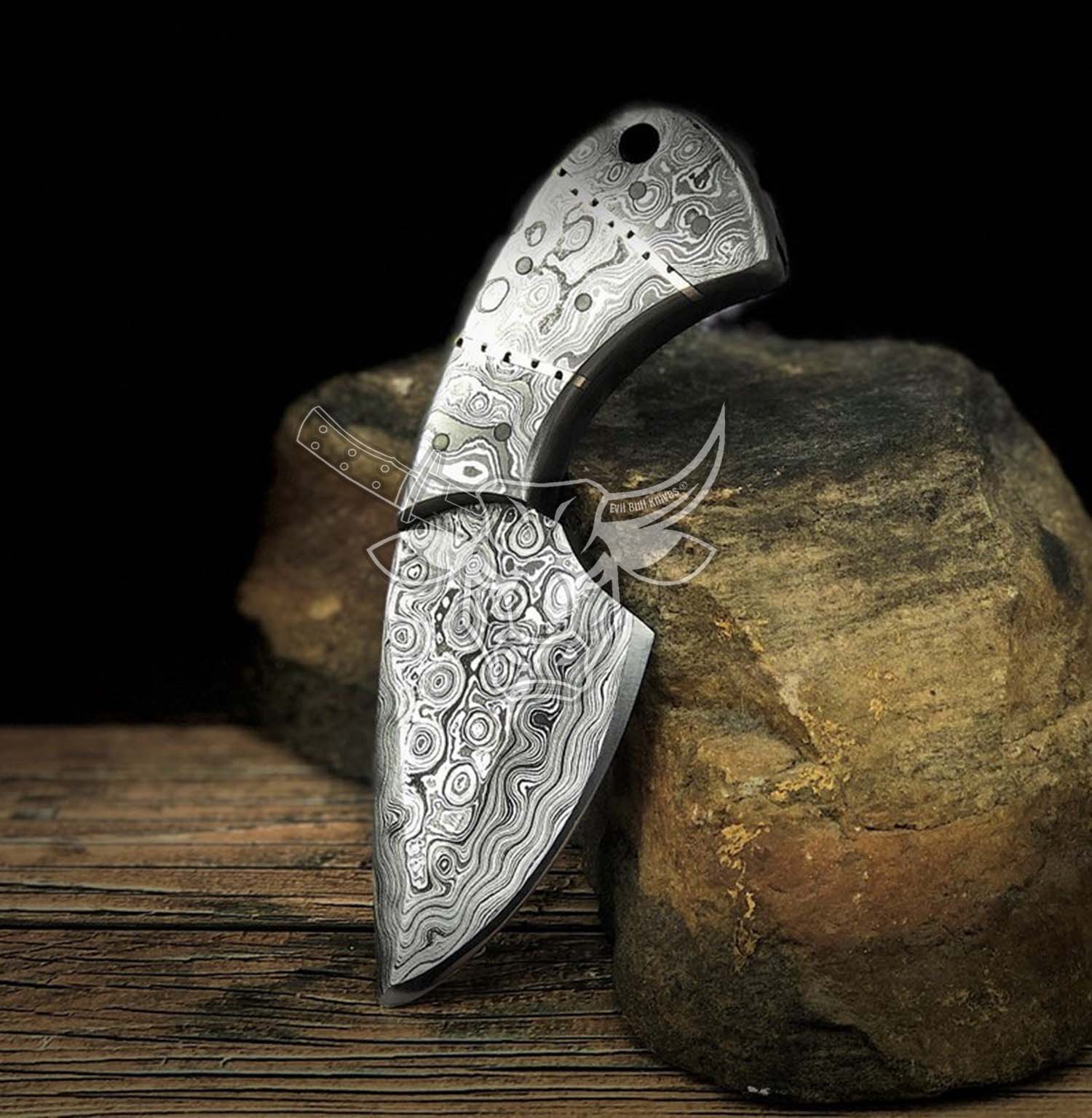 EBK-112 Damascus Skinner