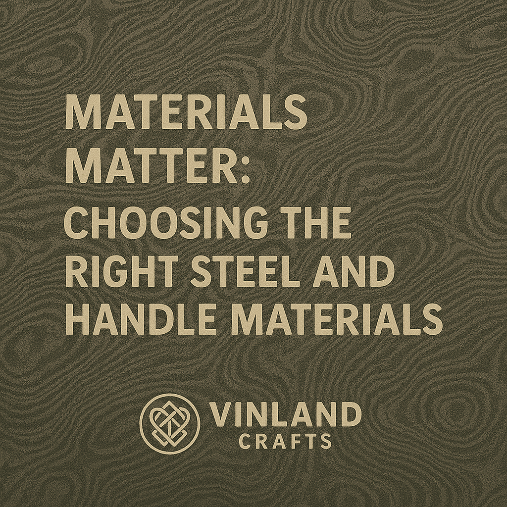 Materials Matter: Choosing the Right Steel and Handle Materials in Knife Making