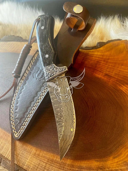 EBK-107 Damascus Hunting Knife