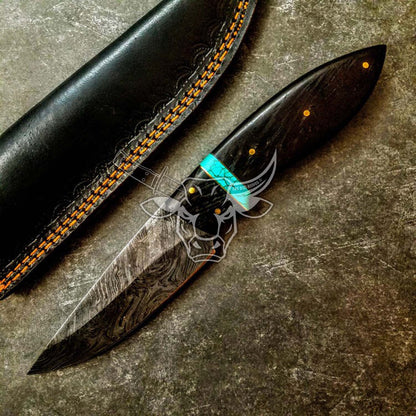 EBK-119 Damascus Steel Hunting Knife