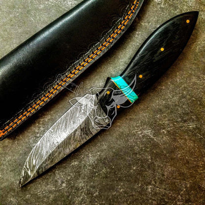 EBK-119 Damascus Steel Hunting Knife