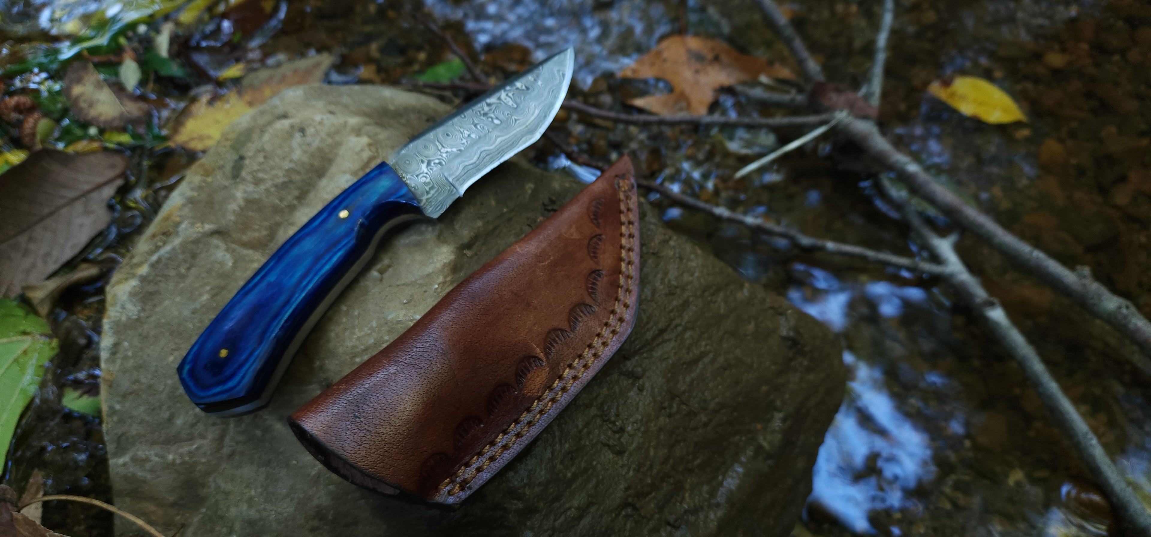 EBK-07 Damascus Steel Hunting Knife