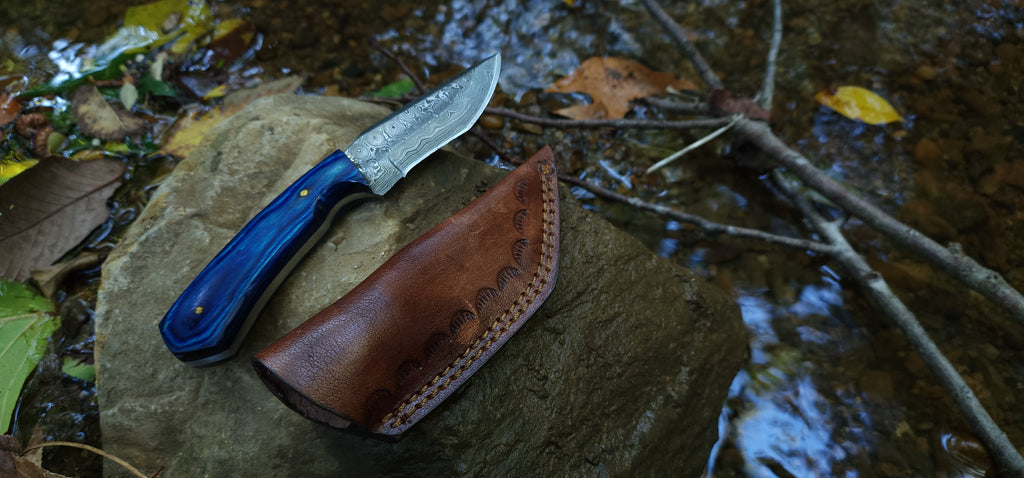 EBK-07 Damascus Steel Hunting Knife