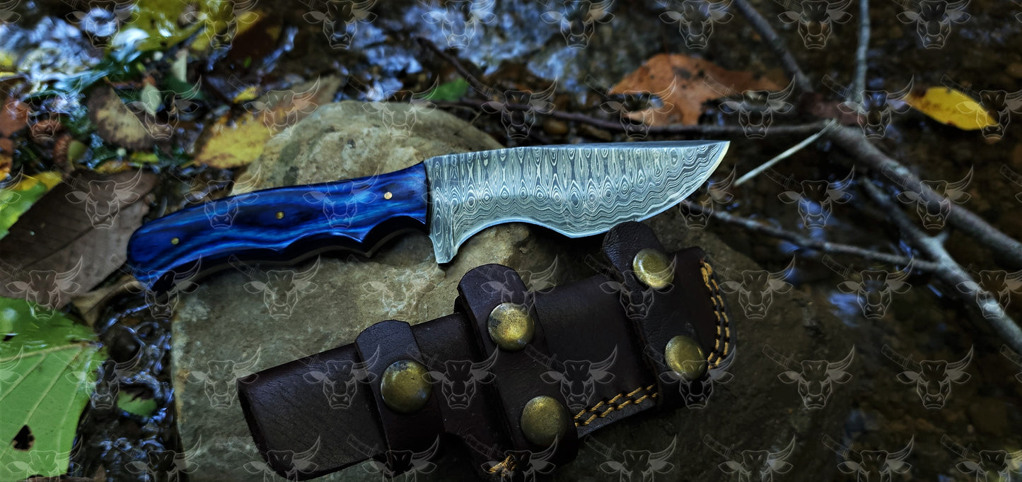 EBK-18 hunting knife fixed blade Damascus knife