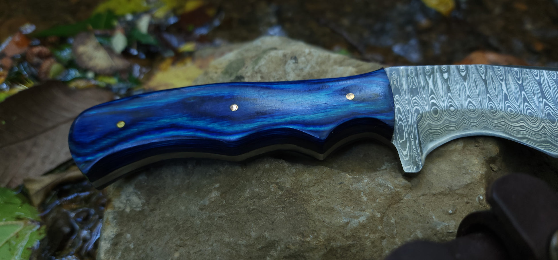 EBK-18 Blue Handle Knife