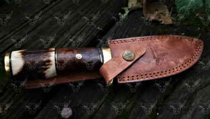 EBK-12 Damascus Steel Hunting Knife
