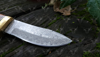 EBK-12 Damascus Steel Hunting Knife