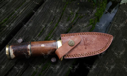 EBK-12 Damascus Steel Hunting Knife