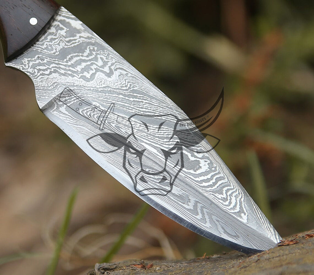 EBK-36 Custom Hand Made Damascus Skinner Anniversary Gift, Birthday Gifts  Christmas Gift For Him