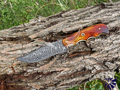 EBK-109 Damascus Hunting Knife