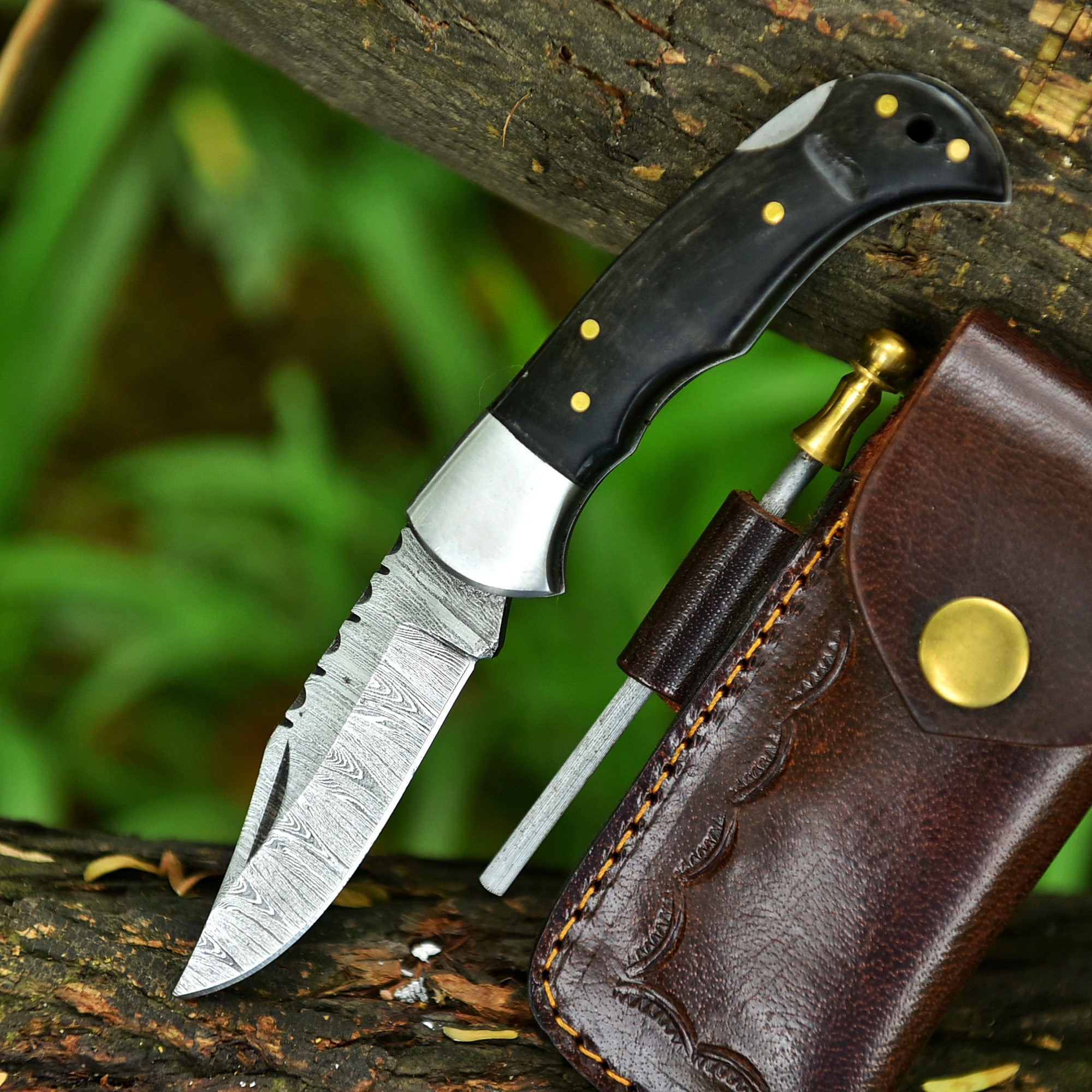 EBK-21 Bull horn champ Pocket knife