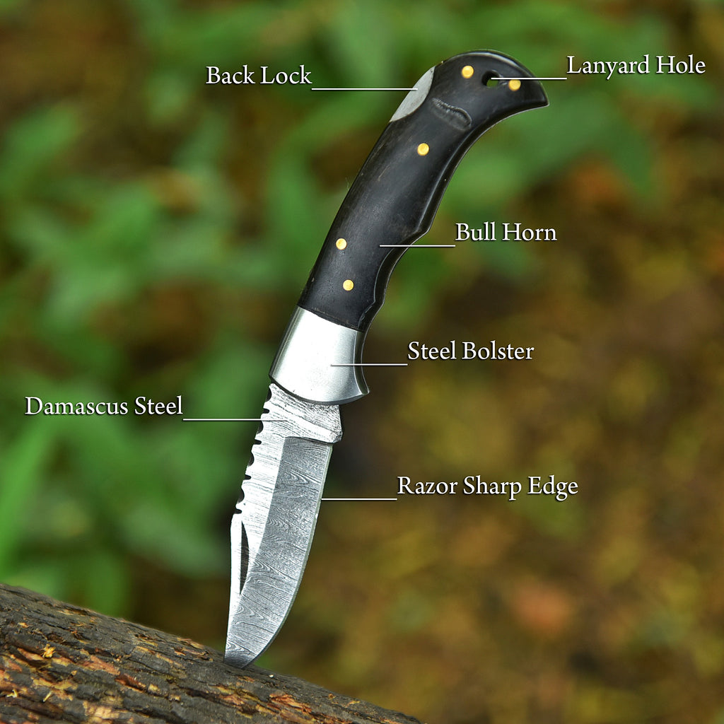 EBK-21 Bull horn champ Pocket knife