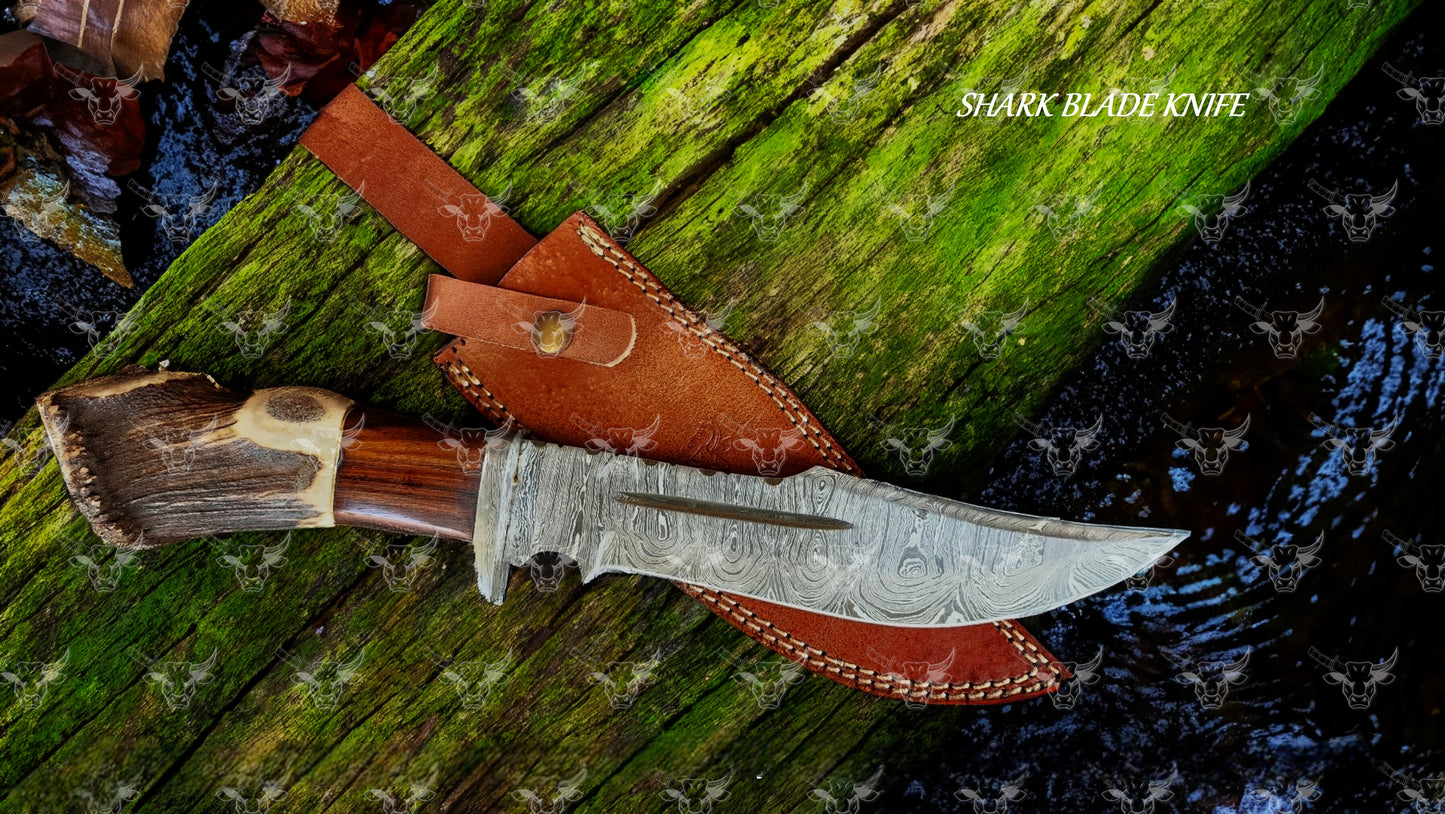 EBK-003 Damascus Steel Bowie knife