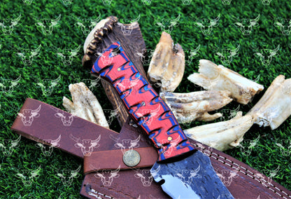 EBK-22 Handforged knife fixed blade knife rose wood