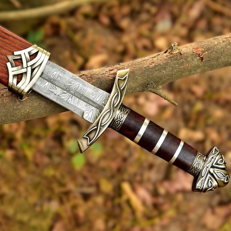 Damascus Steel Viking Sword  EBKS-02