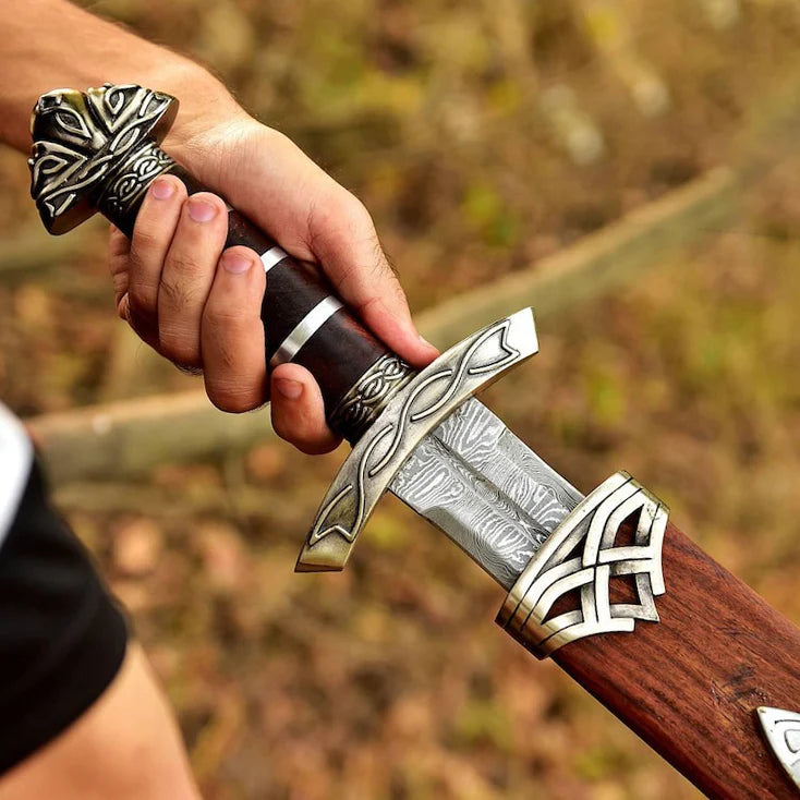 Damascus Steel Viking Sword  EBKS-02