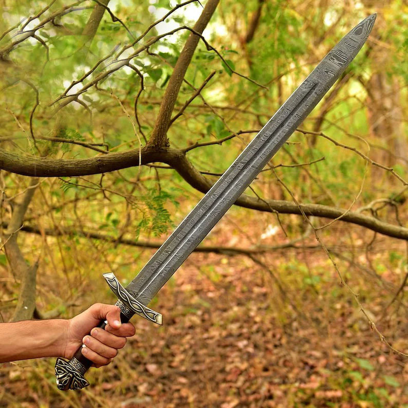 Damascus Steel Viking Sword  EBKS-02