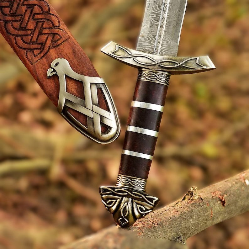 Damascus Steel Viking Sword  EBKS-02