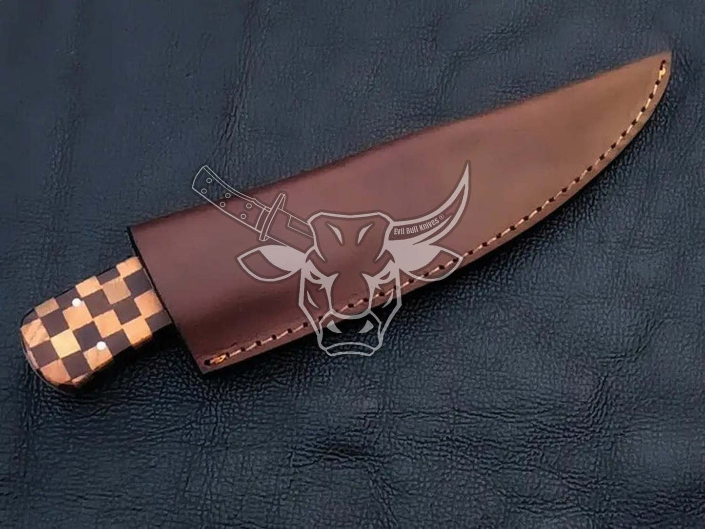 EBK-117 Damascus Steel Hunting Knife