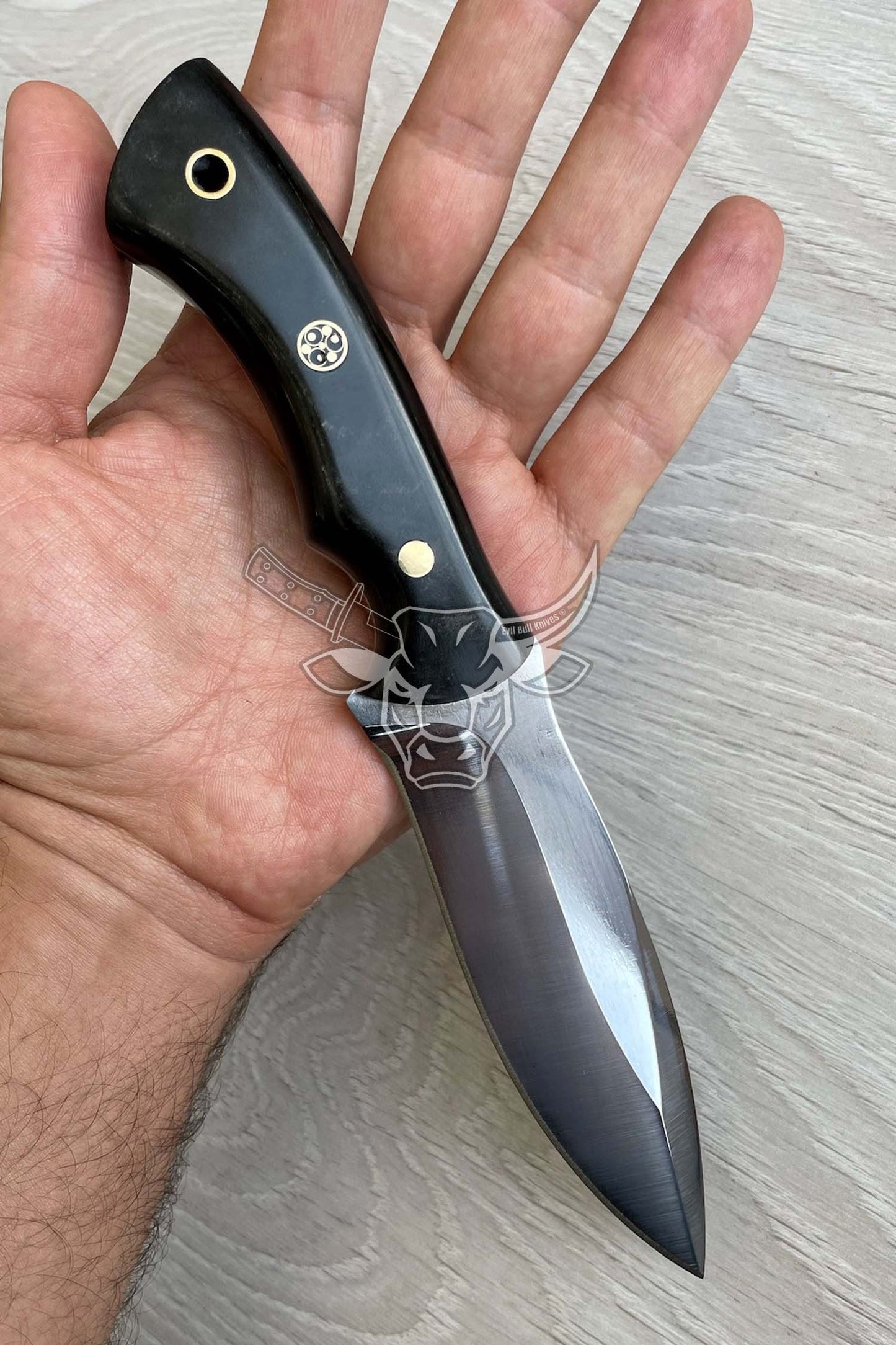 EBK-141 Custom Handmade Carbon Steel Knife With Leather Sheath Anniversary Gift, Birthday Gift , Christmas gift For Him