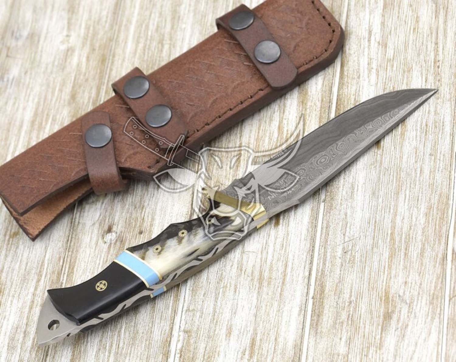 EBK-81 Custom Handmade Damascus USA Made Christmas Gift For Him, Anniversary Gift, Birthday Gift