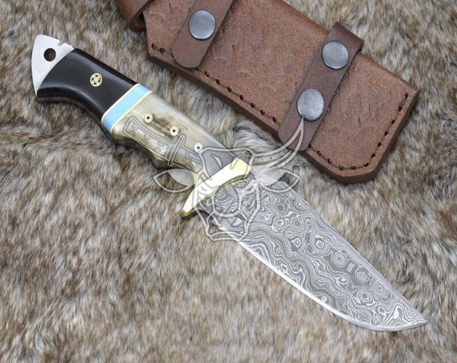EBK-81 Custom Handmade Damascus USA Made Christmas Gift For Him, Anniversary Gift, Birthday Gift