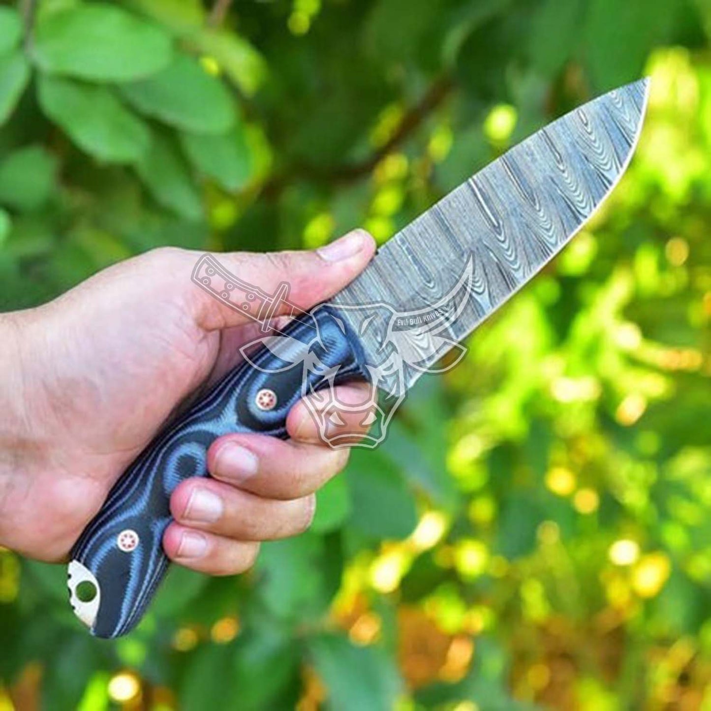 EBK-105 Handmade Damascus Hunting Knife