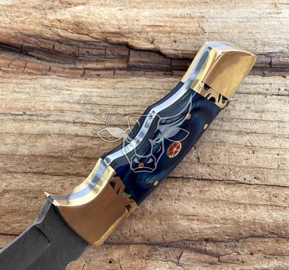 EBK-116 Damascus Steel Hunting Knife
