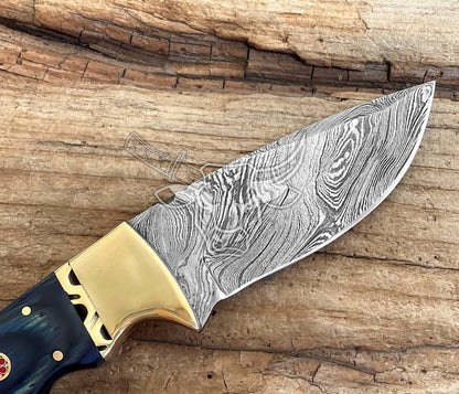 EBK-116 Damascus Steel Hunting Knife
