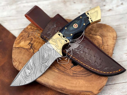 EBK-116 Damascus Steel Hunting Knife
