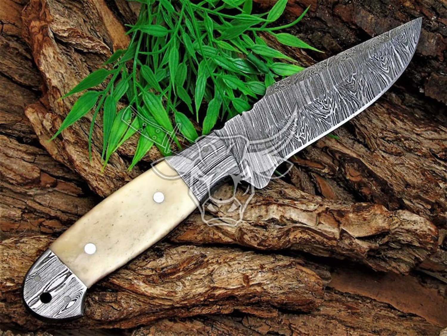 EBK-122 Damascus Steel Hunting Knife