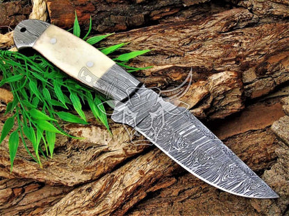 EBK-122 Damascus Steel Hunting Knife