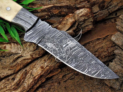 EBK-122 Damascus Steel Hunting Knife