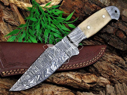 EBK-122 Damascus Steel Hunting Knife