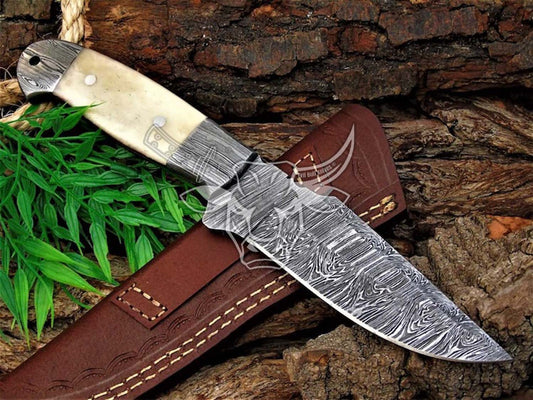 EBK-122 Damascus Steel Hunting Knife