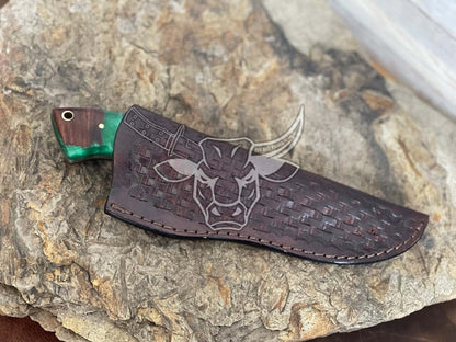 EBK-115 Damascus Steel Hunting Knife