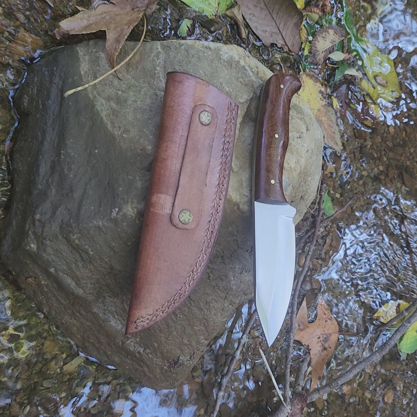 EBK-02 D2-Bull Horn Steel hunting knife