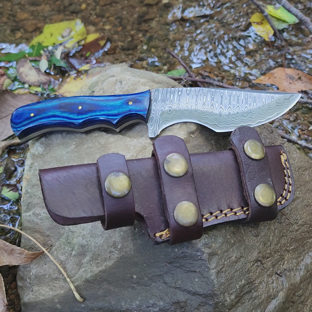EBK-18 Blue Handle Knife