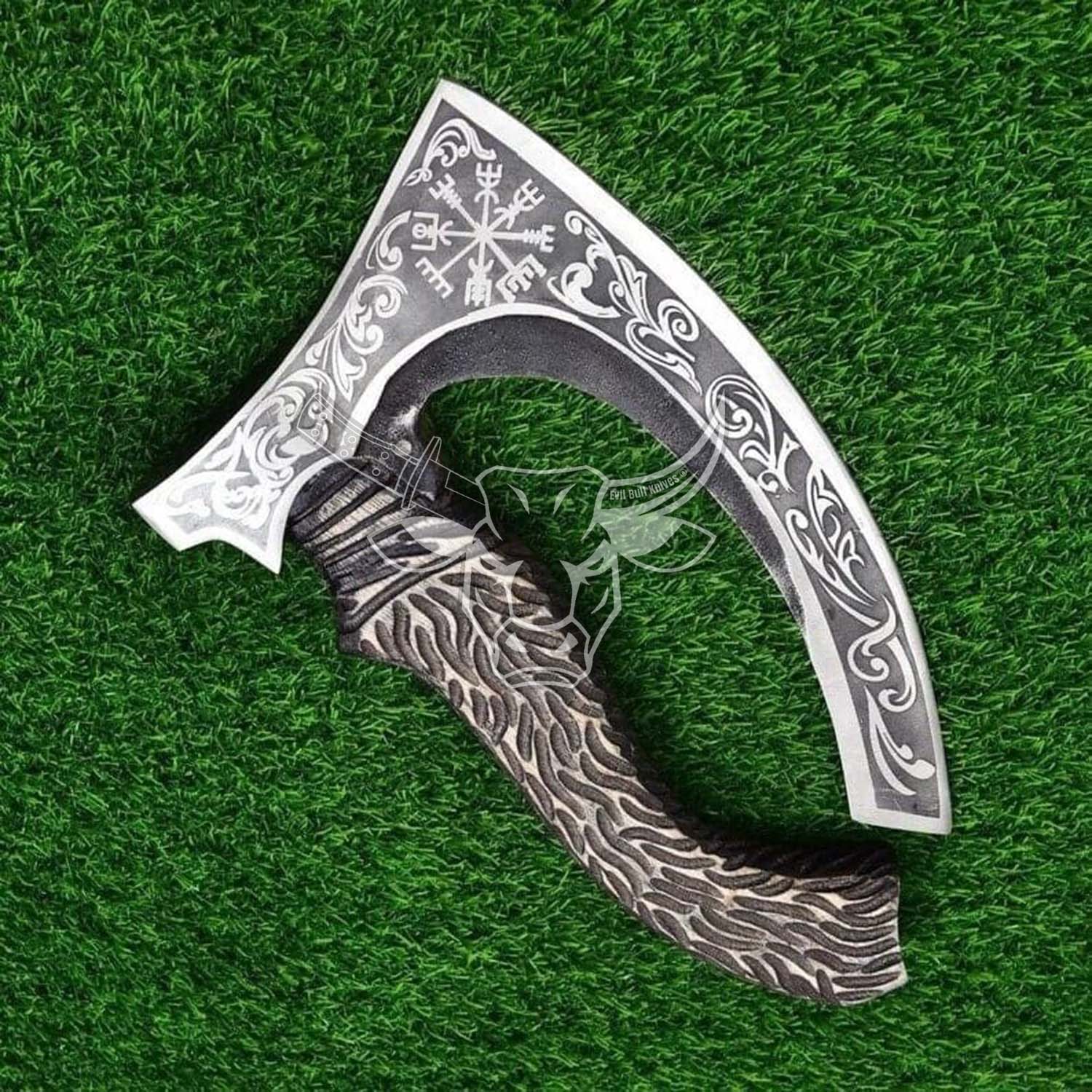 EBK-02 Engraved Pizza Axe/Cutter